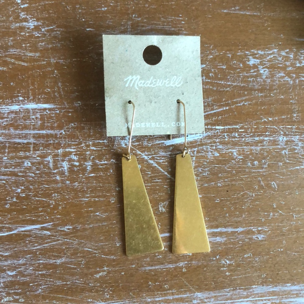 Madewell gold statement earrings